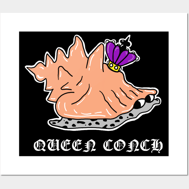 Queen Conch Snail Wall Art by SNK Kreatures